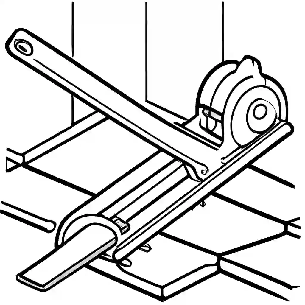Tile Cutter coloring pages